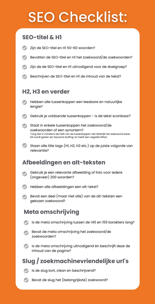 SEO checklist