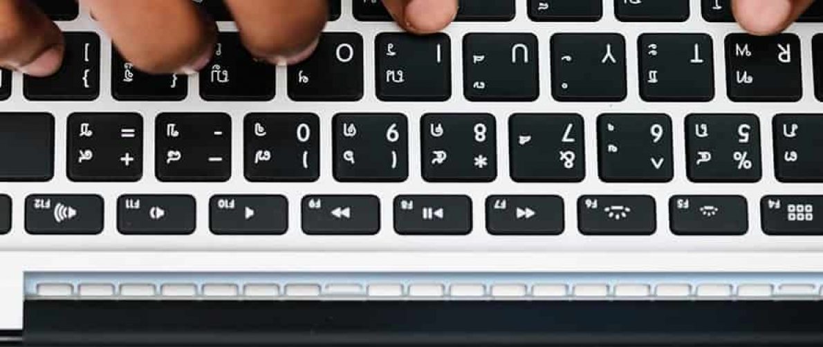 Storytelling op een laptop